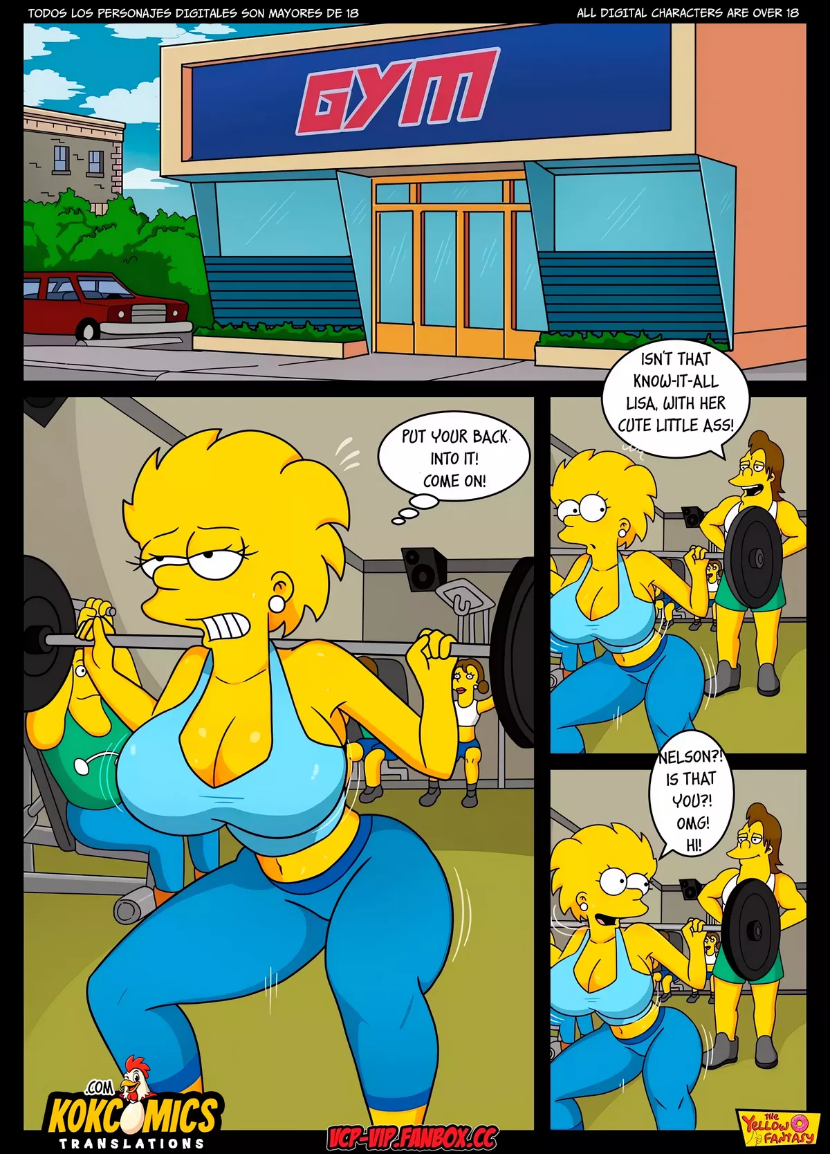 Nelson The Gym Trainer - The Yellow Fantasy page 2 full