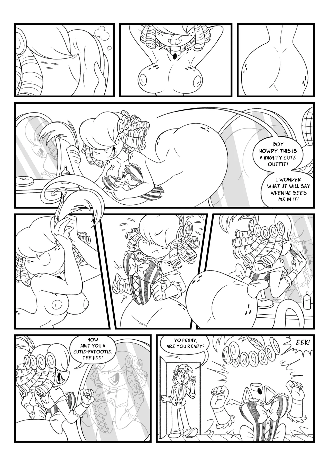 Ghost Gal Stage Show  By BustaGoop/MisterGoop page 1 full