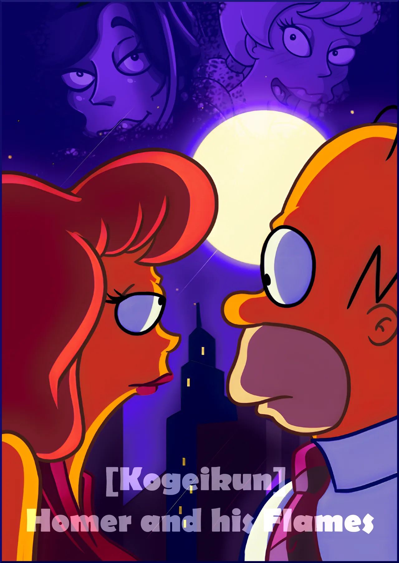 Homer and his Flames page 1 full