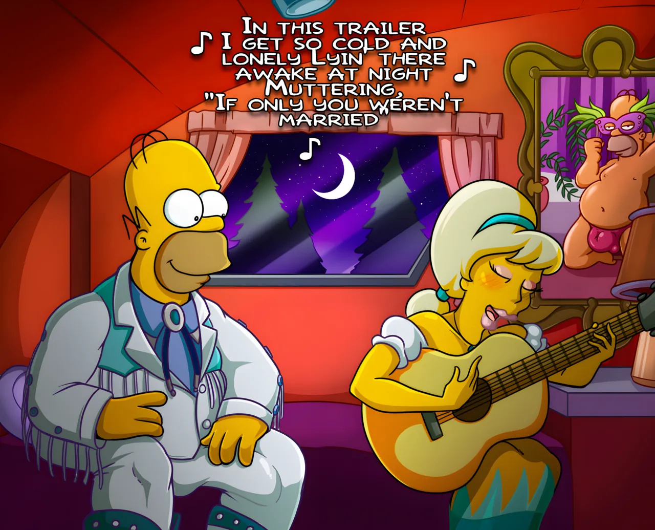 Homer and his Flames page 2 full