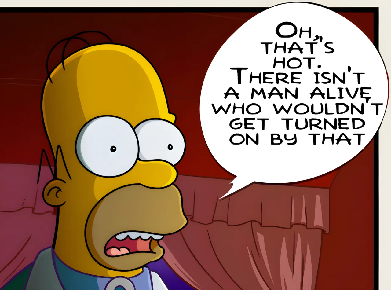 Homer and his Flames page 5 full