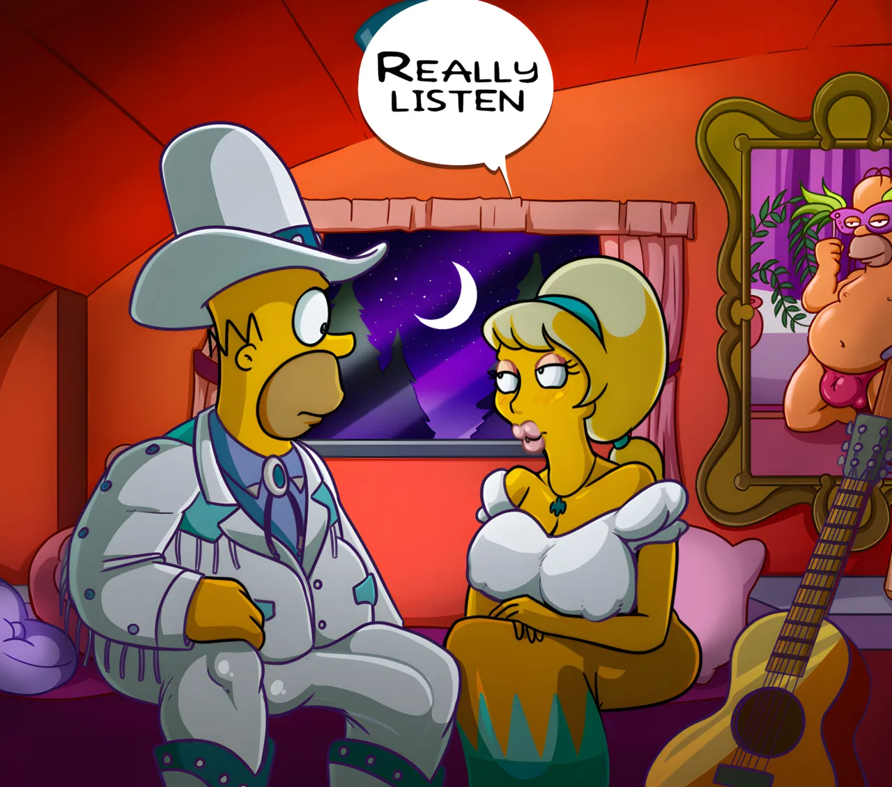 Homer and his Flames page 8 full