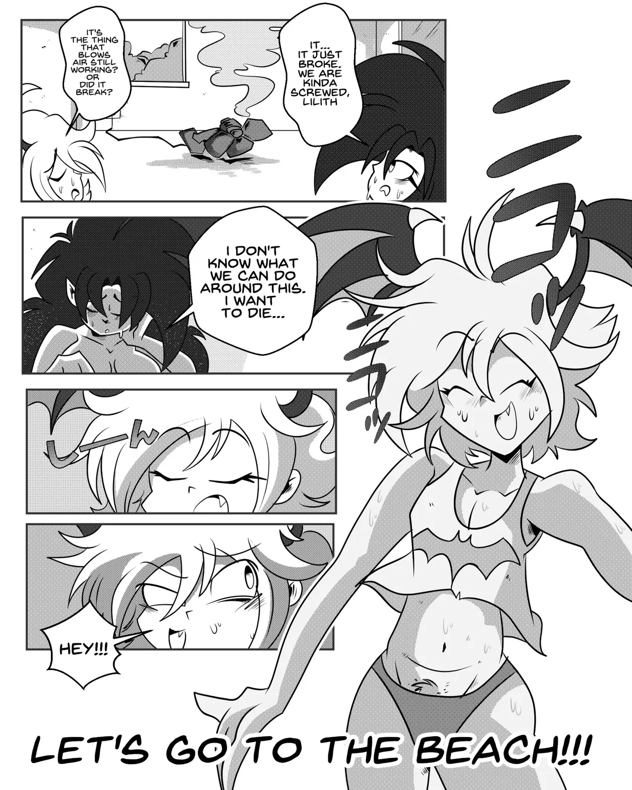 Meredith and Lilith's Beach Wear Woes page 2 full