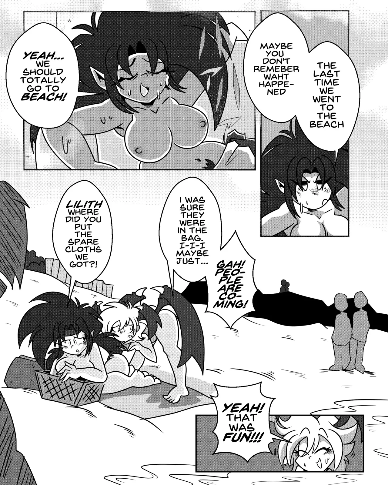 Meredith and Lilith's Beach Wear Woes page 3 full