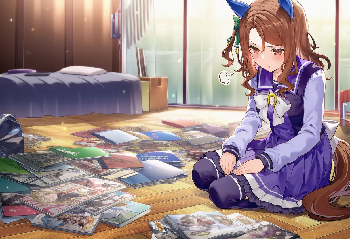 【AI自制】白浊の花嫁 圣王光环 キングヘイロー King Halo  【AI Generated】 page 3 full