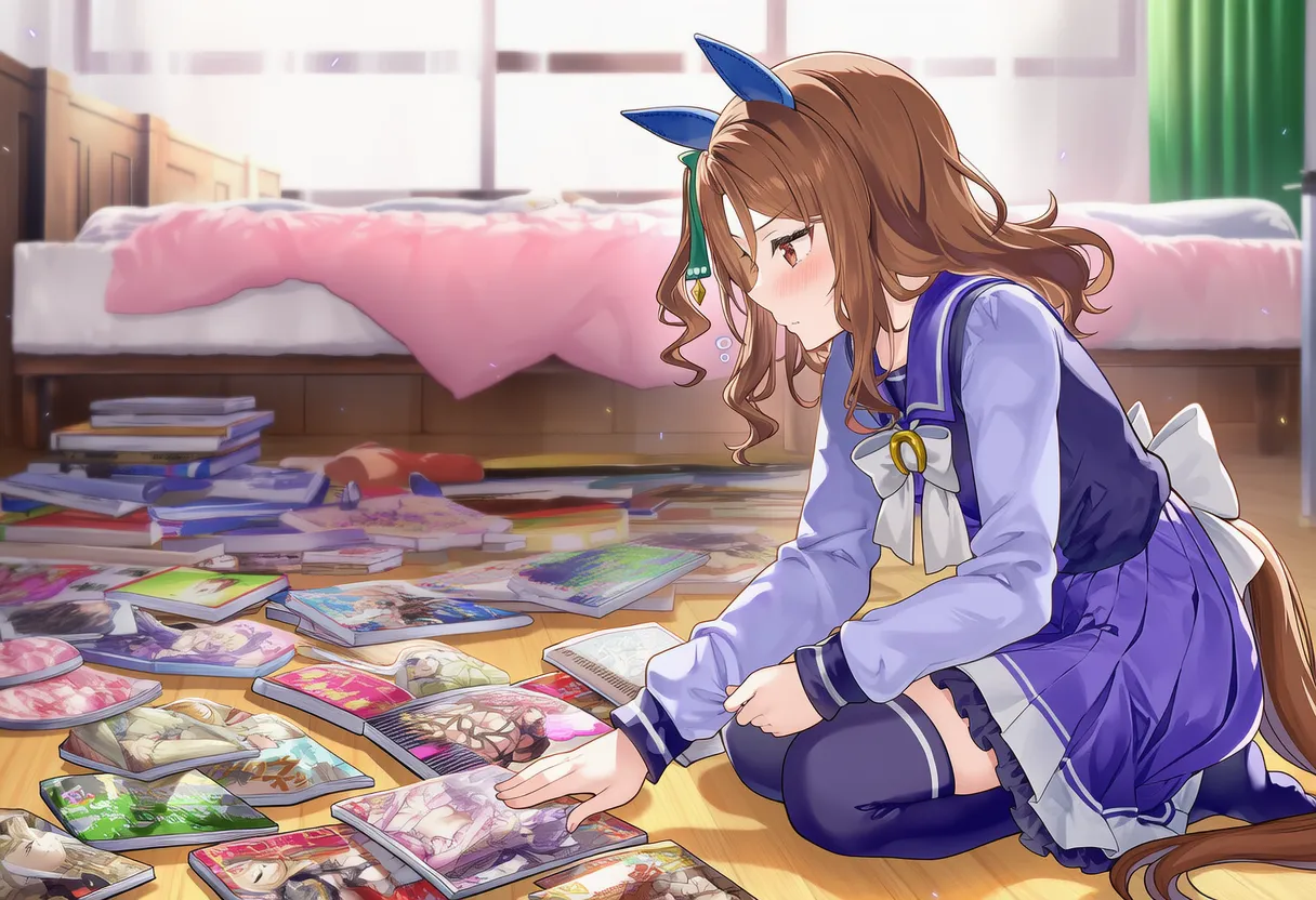 【AI自制】白浊の花嫁 圣王光环 キングヘイロー King Halo  【AI Generated】 page 4 full