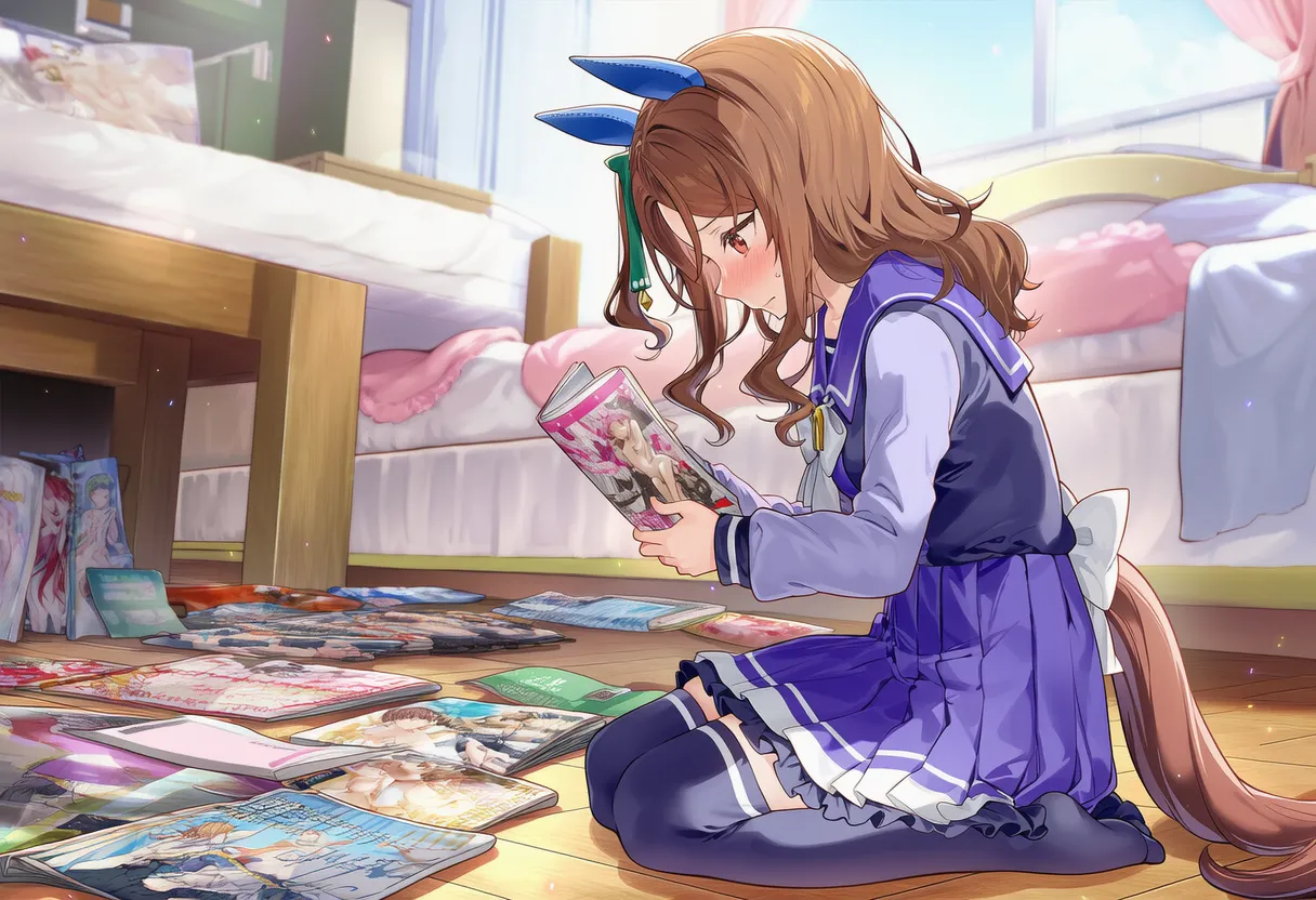 【AI自制】白浊の花嫁 圣王光环 キングヘイロー King Halo  【AI Generated】 page 5 full