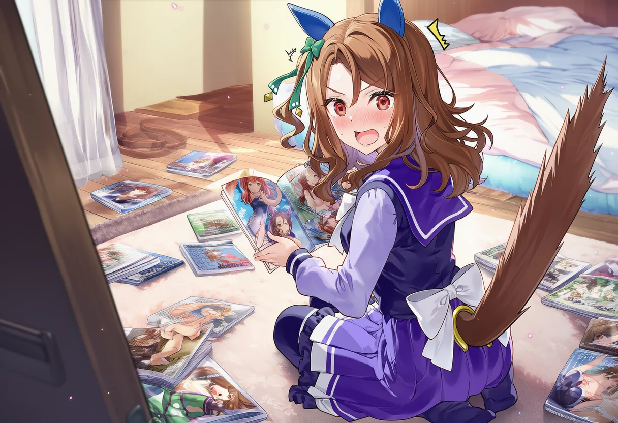 【AI自制】白浊の花嫁 圣王光环 キングヘイロー King Halo  【AI Generated】 page 6 full