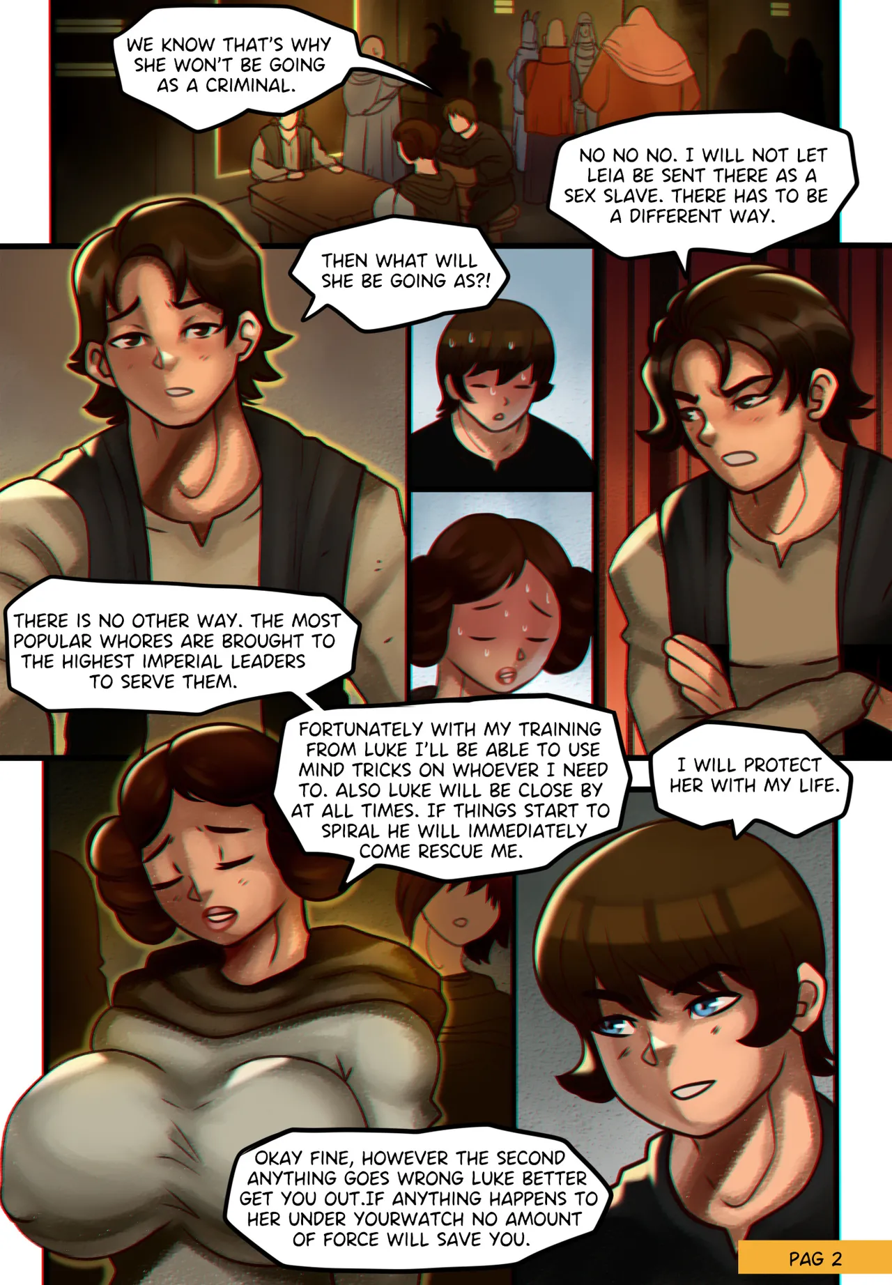 Star Whores: A Leia Dilemma page 4 full