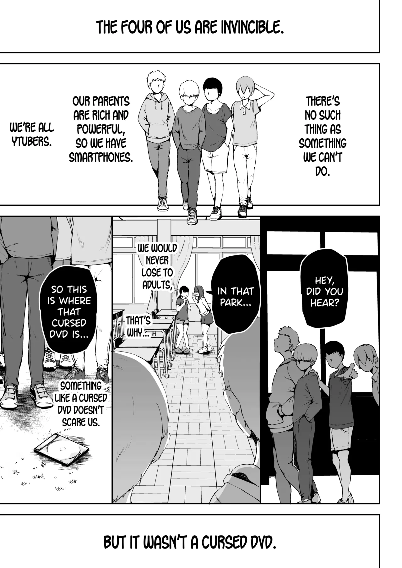 AV Gokko ~Oya Gacha ni Atatta Kusogaki-tachi ni Yowami o Nigirare Okasareru Katei Kyoushi JK~ page 4 full