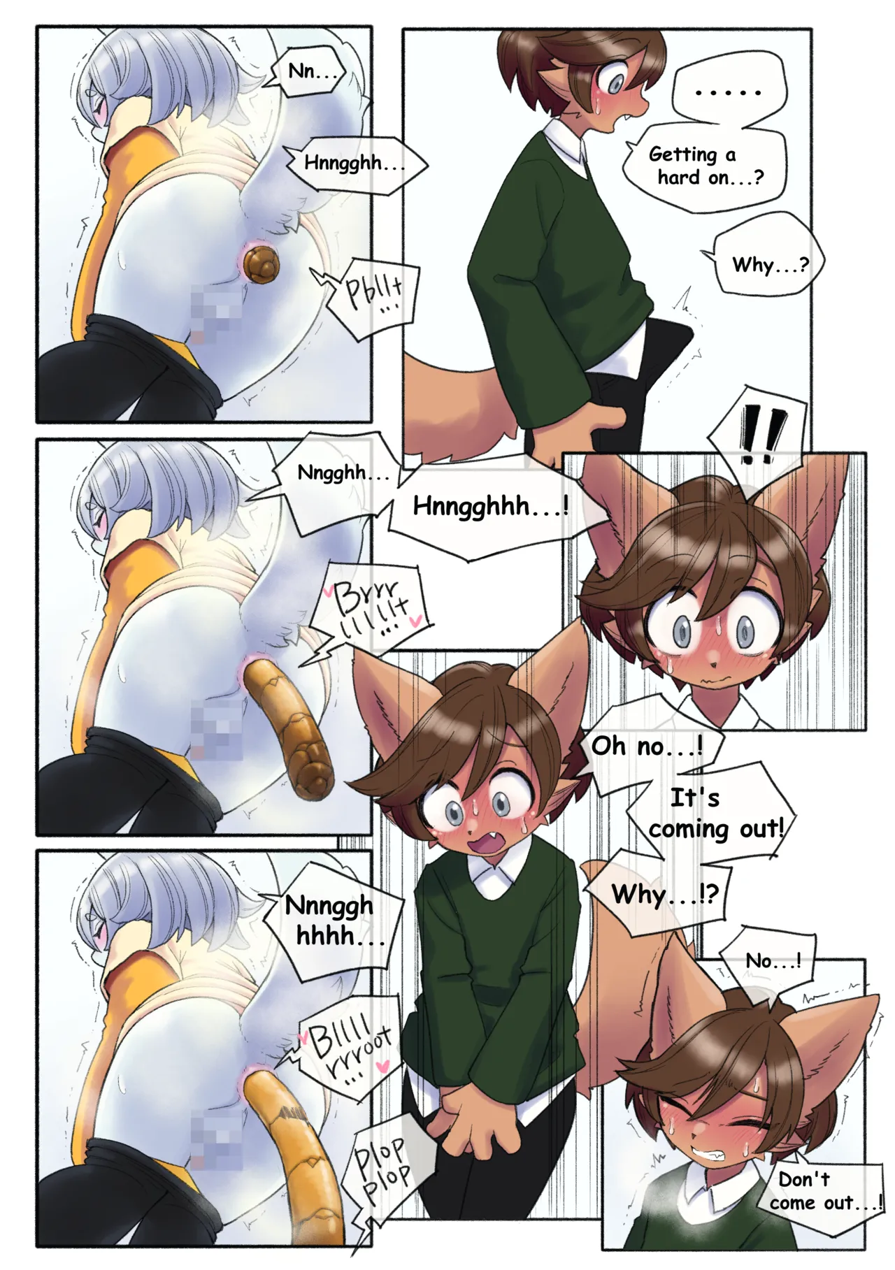 Male Kemono Pooping page 3 full