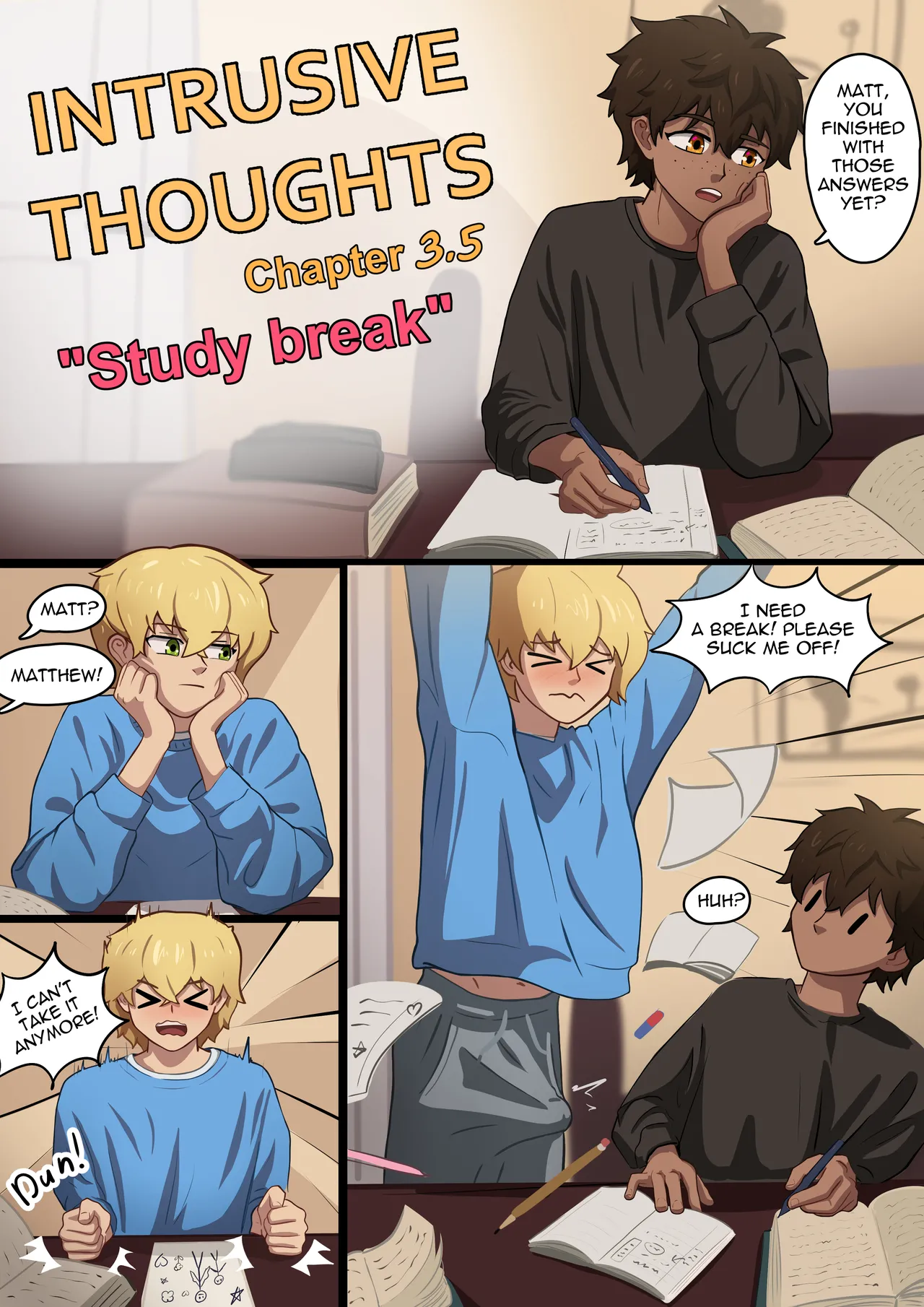 Intrusive Thoughts 3.5 "Study break" page 1 full
