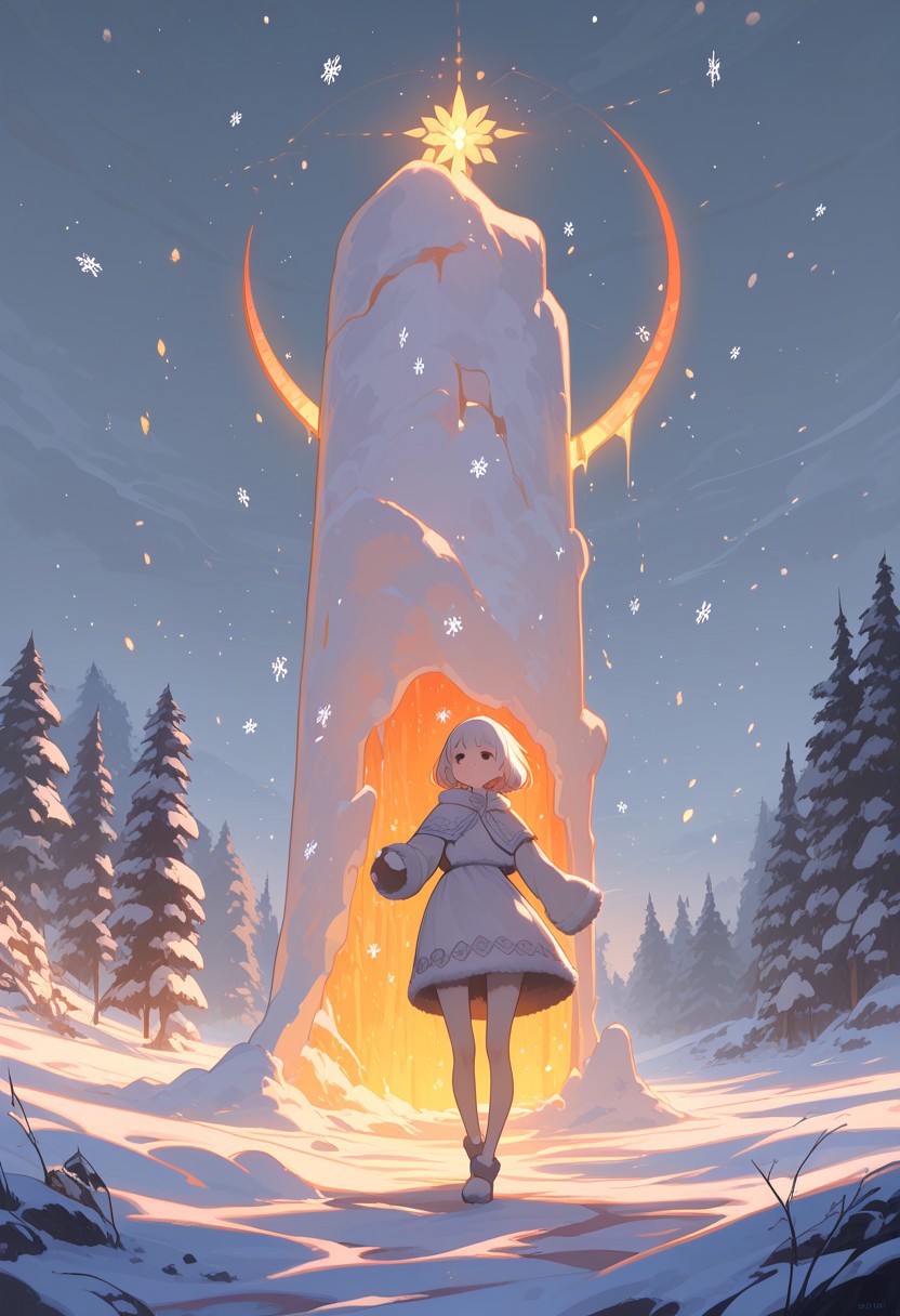 MISTY WINTER – SNOW GIRL CONFIDENT GAZE page 10 full