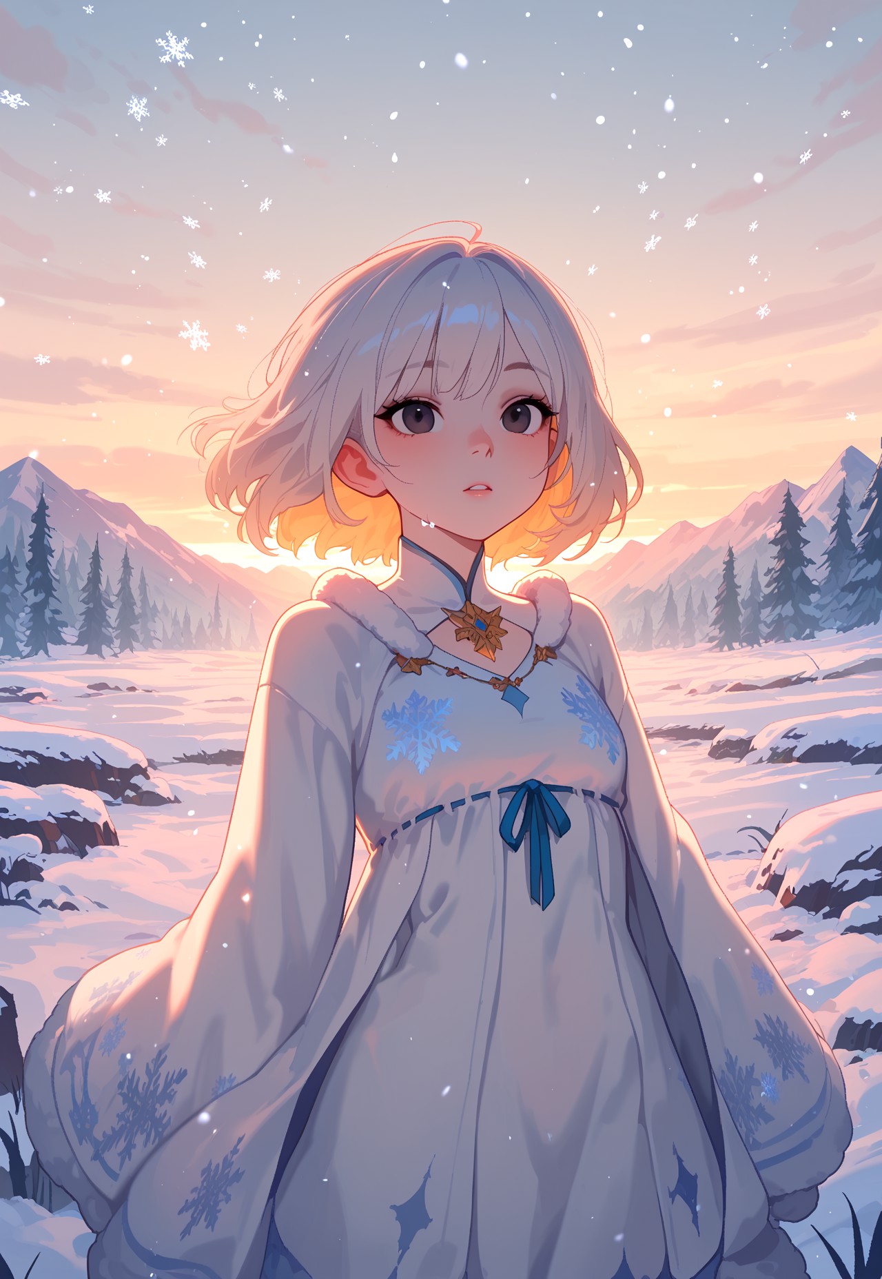 MISTY WINTER – SNOW GIRL CONFIDENT GAZE page 2 full