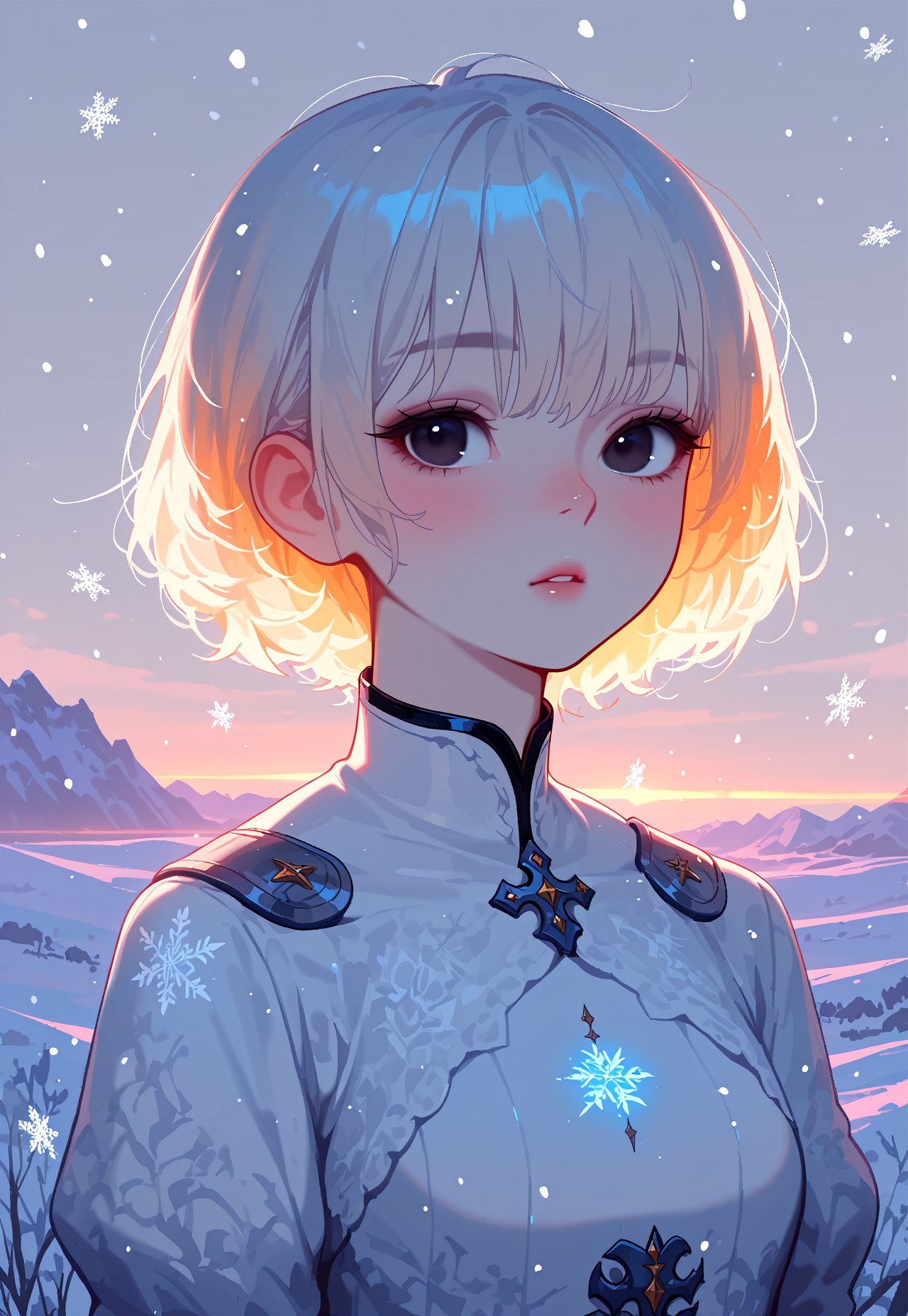 MISTY WINTER – SNOW GIRL CONFIDENT GAZE page 3 full