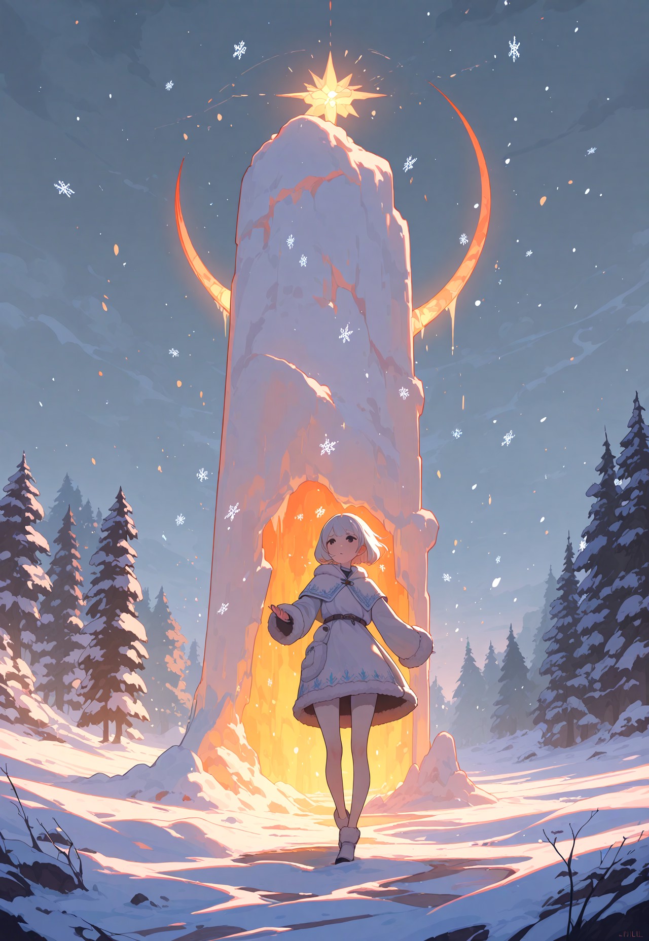 MISTY WINTER – SNOW GIRL CONFIDENT GAZE page 4 full