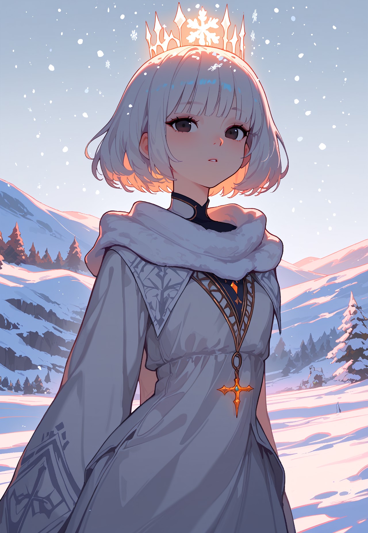 MISTY WINTER – SNOW GIRL CONFIDENT GAZE page 7 full