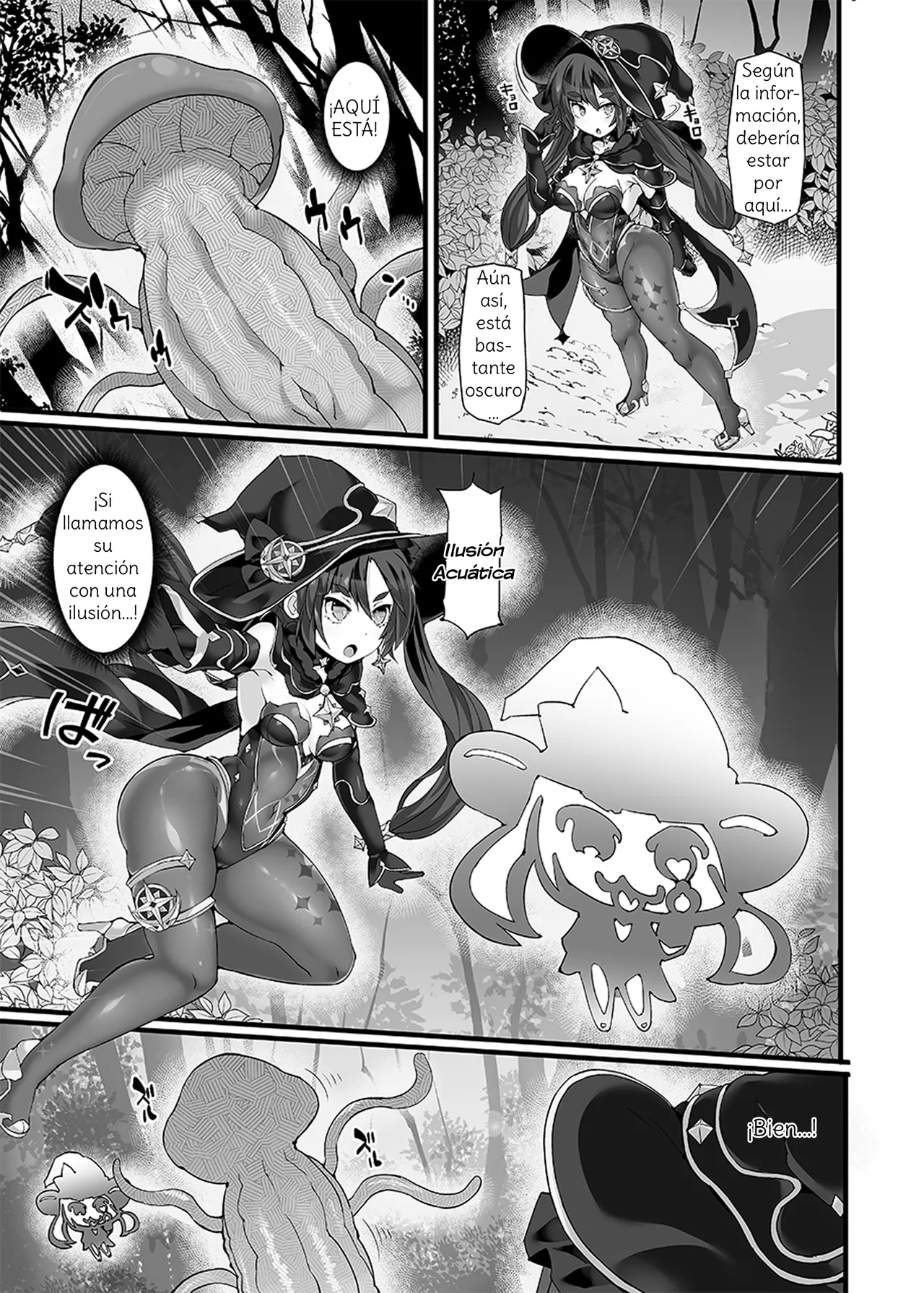 Idainaru Senseijutsushi no Watashi ga Kinokon Gotoki ni Makeru Hazu ga Arimasen. | No hay forma que yo, la gran Astróloga, pueda ser derrotada por un Hongo. page 6 full