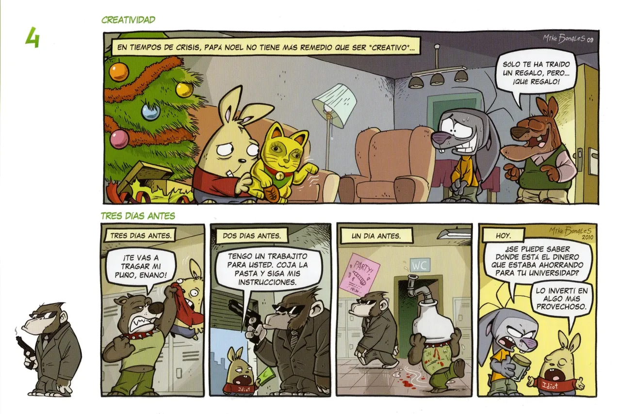 CONEJO FRUSTRADO - 2 Razones para Quedarse en la Cama - Editorial Dibbuks - Mike Bonales - Abril 2013 page 8 full