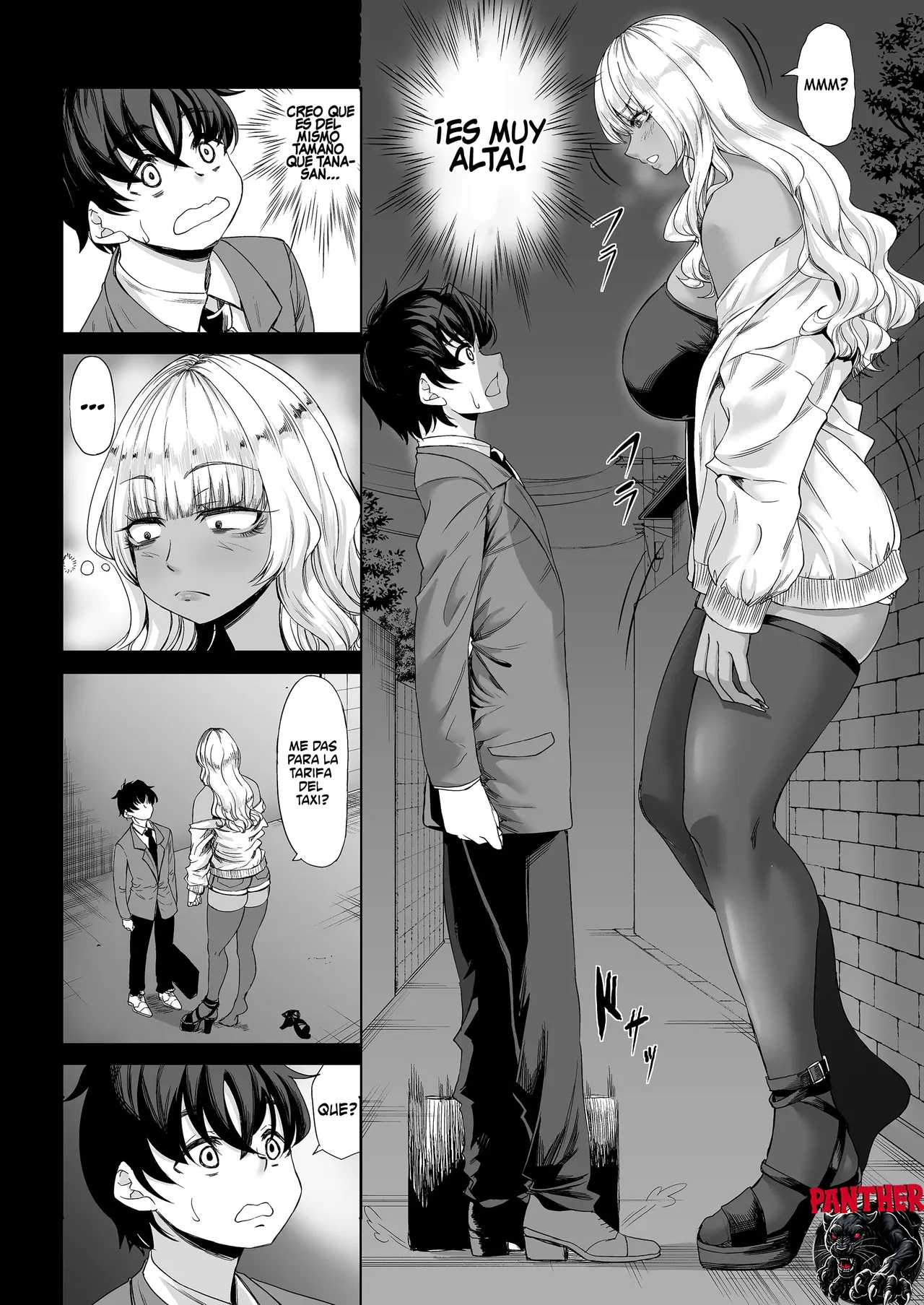 Shinchou 211 cm no Jirai-kei Joshi ni Nerawarete mou Nigerarenai 3 | Atrapado en las redes de una chica que mide 211 cm page 4 full