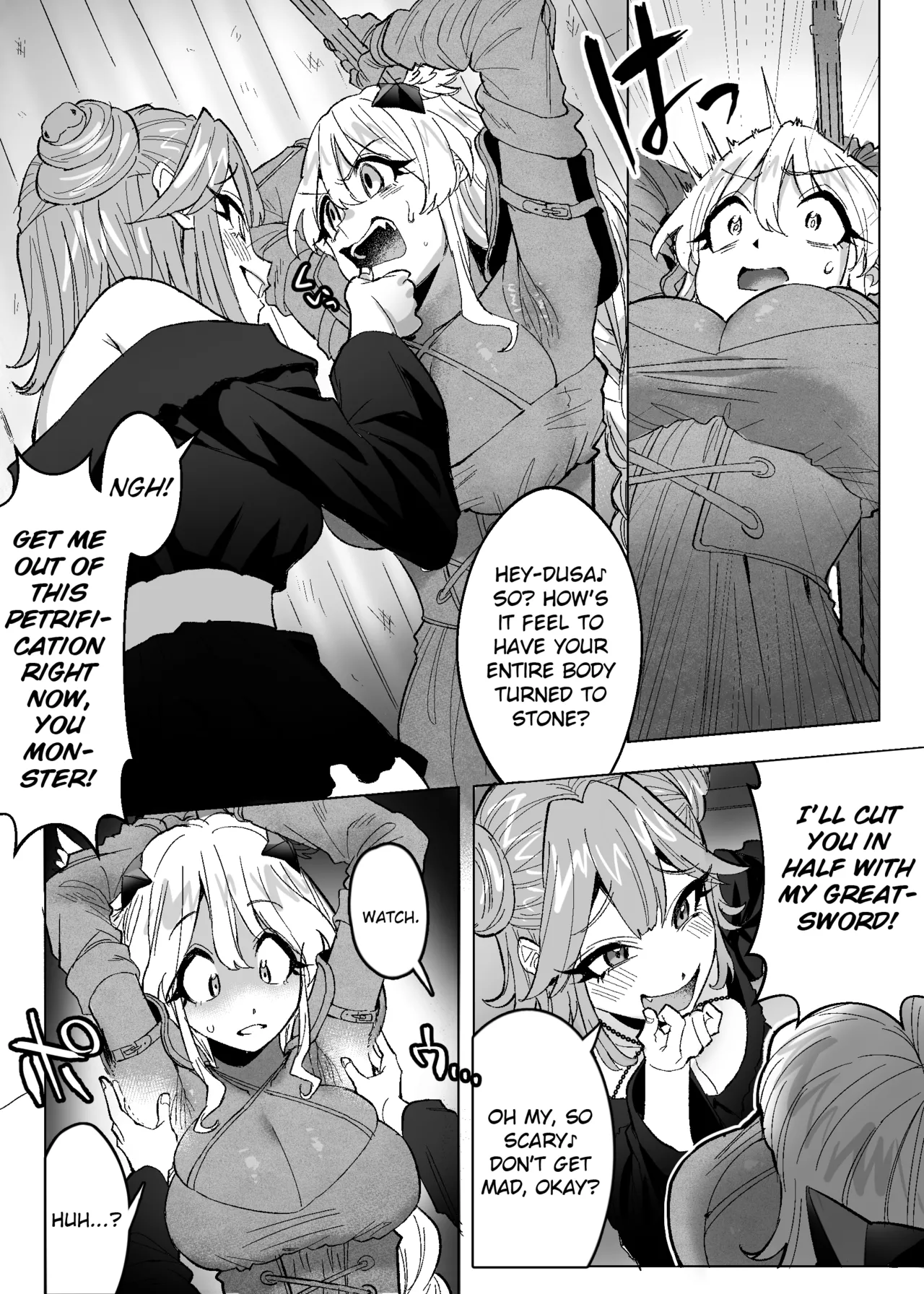 Medusa's Tickling Live Stream ~Three Adventurers Tickled to Death~ page 5 full