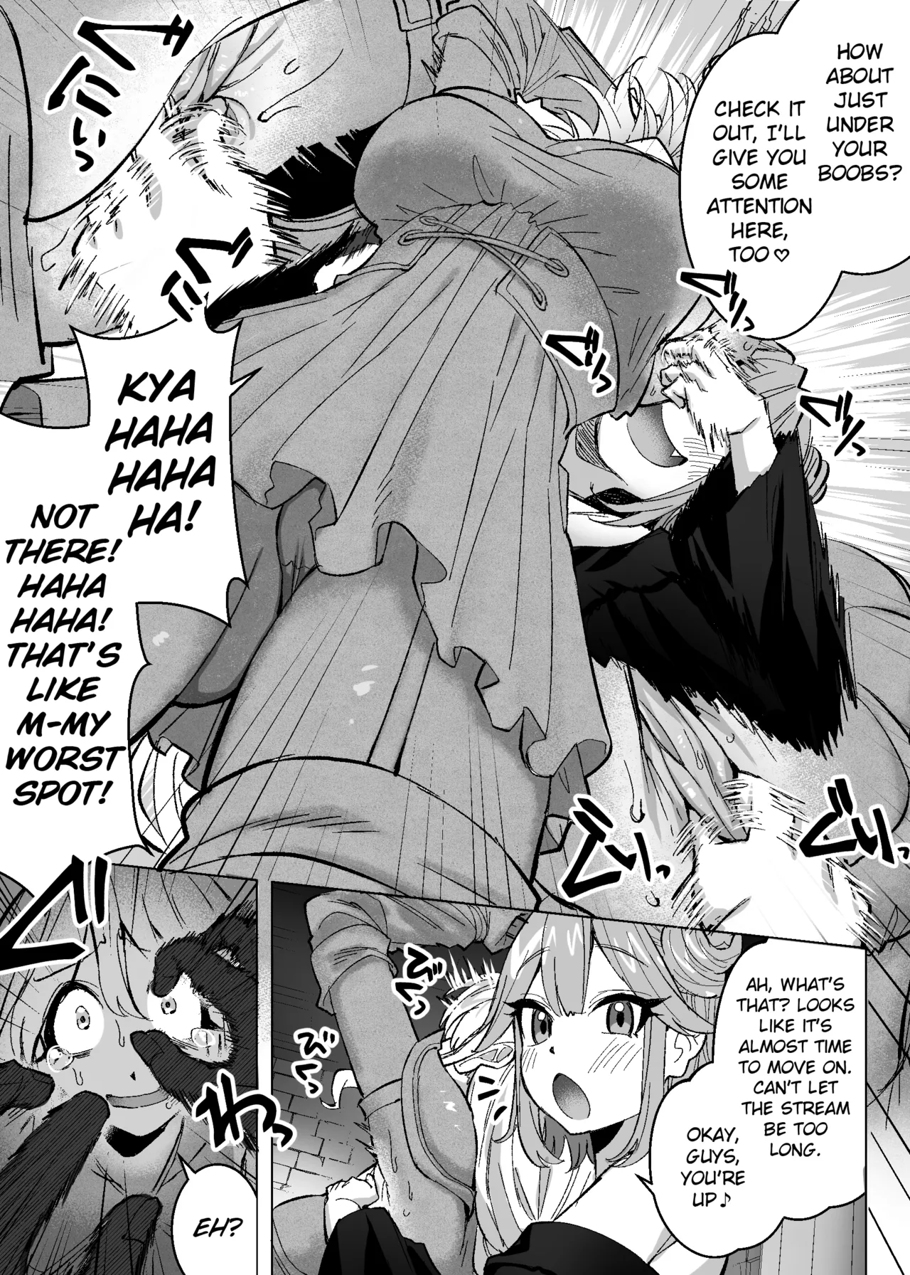 Medusa's Tickling Live Stream ~Three Adventurers Tickled to Death~ page 9 full