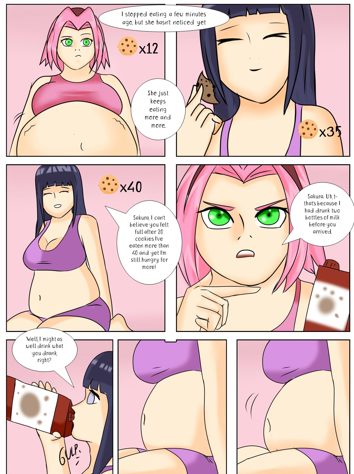 Naruto Weight Gain series by ChubbyMuffinUwU page 8 full