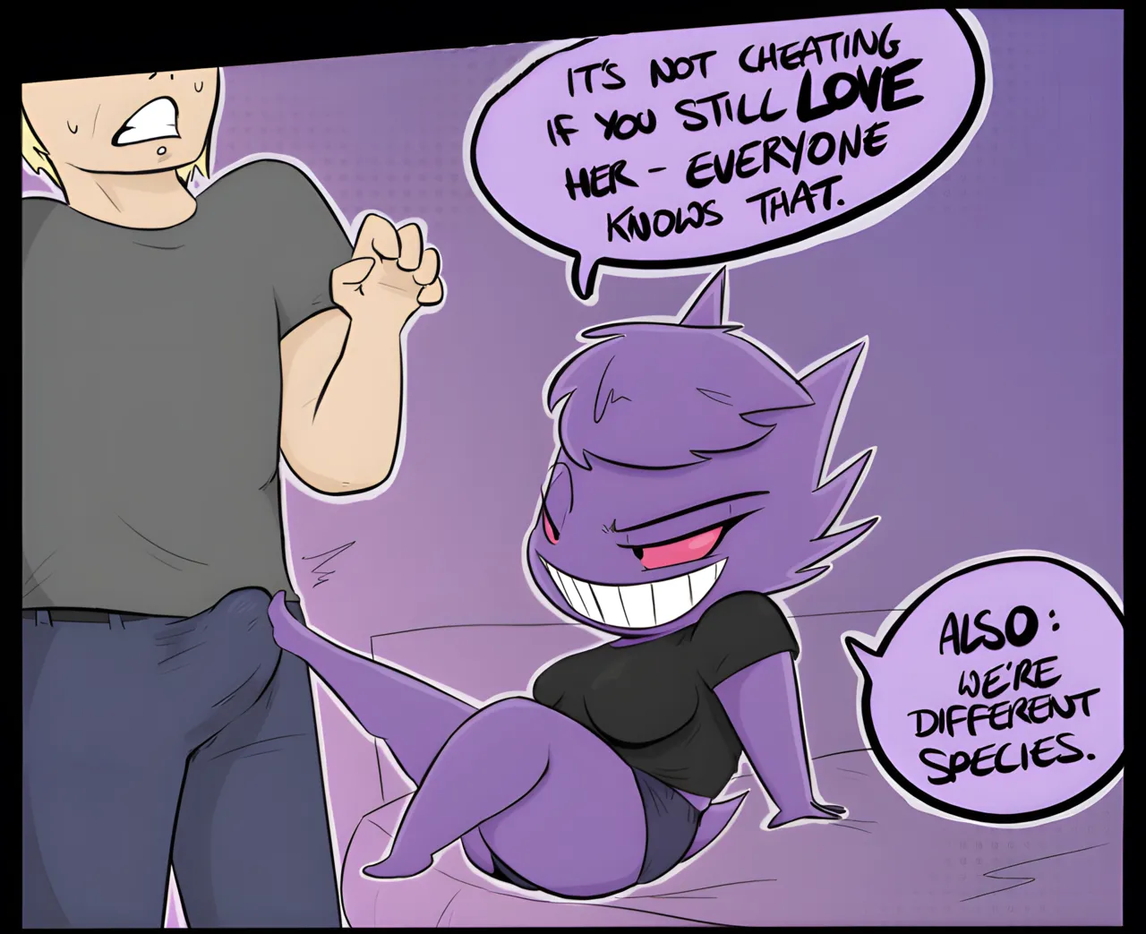 Gengar Seducing Someone page 3 full