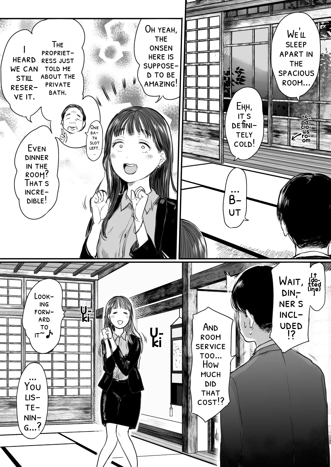 Shucchou, Kouhai to Aibeya. Yukishi Nure Hada ni Shiboritsukusareta Yoru page 10 full