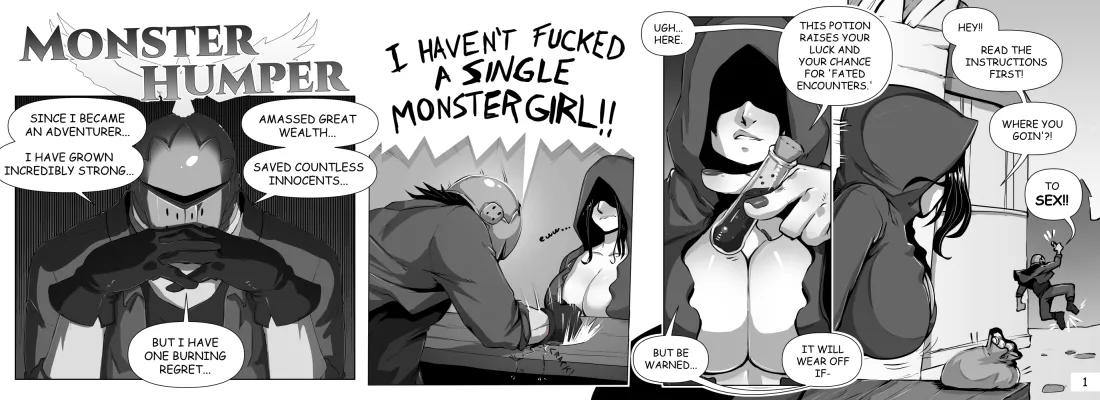 Monster Humper #1-5 page 2 full