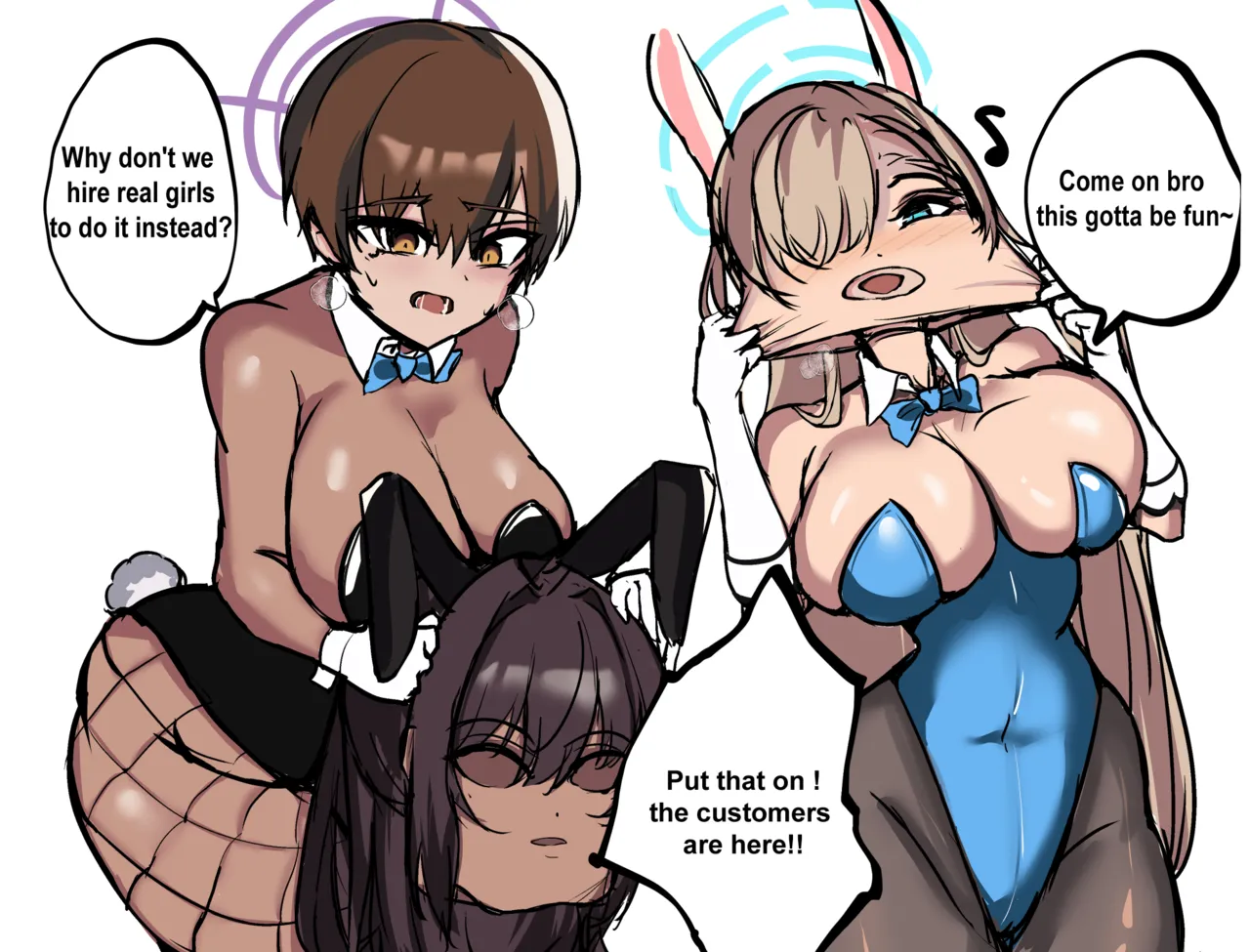 Bunny part time job page 1 full