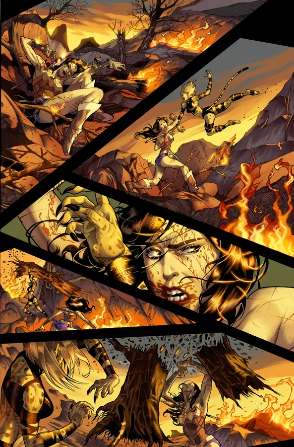 Unpublished Wonder Woman story pages by DrewEdwardJohnson page 3 full