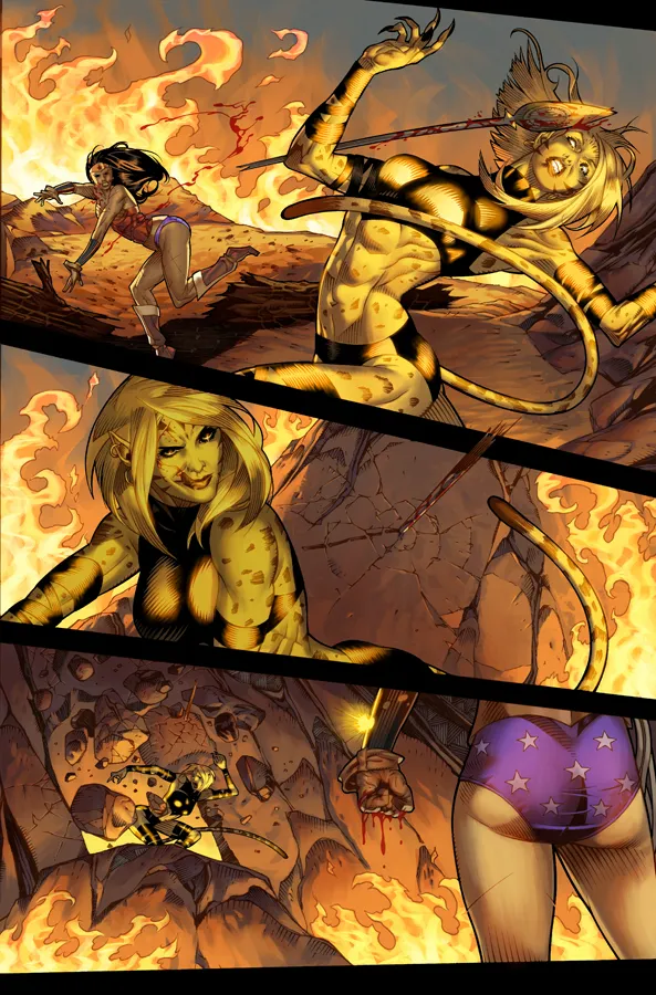 Unpublished Wonder Woman story pages by DrewEdwardJohnson page 5 full