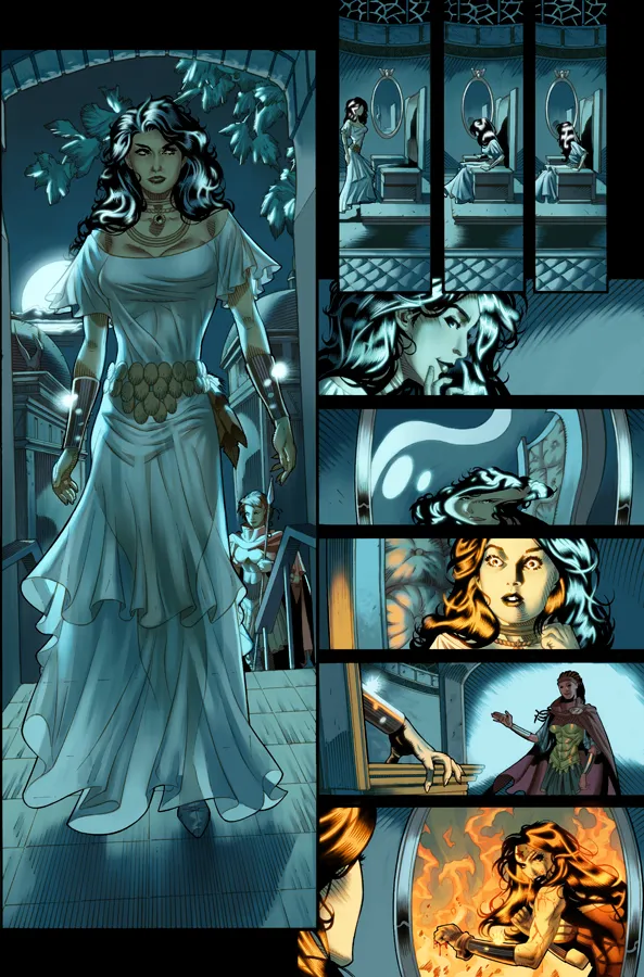 Unpublished Wonder Woman story pages by DrewEdwardJohnson page 6 full