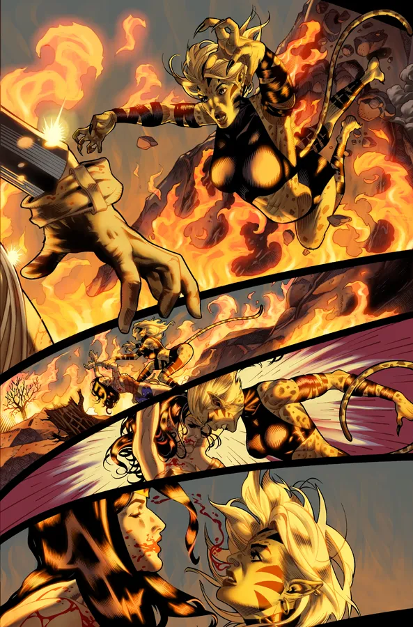 Unpublished Wonder Woman story pages by DrewEdwardJohnson page 7 full