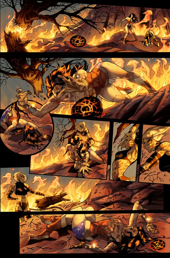 Unpublished Wonder Woman story pages by DrewEdwardJohnson page 8 full