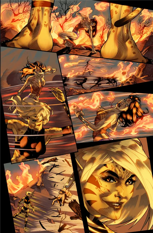 Unpublished Wonder Woman story pages by DrewEdwardJohnson page 9 full