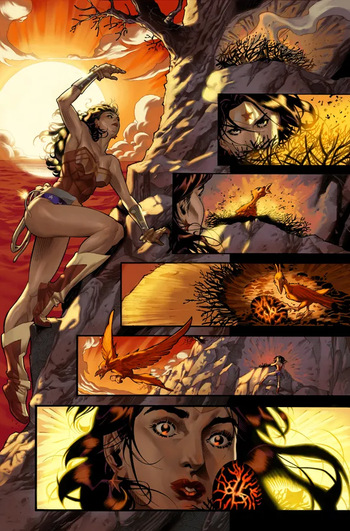 Unpublished Wonder Woman story pages by DrewEdwardJohnson cover