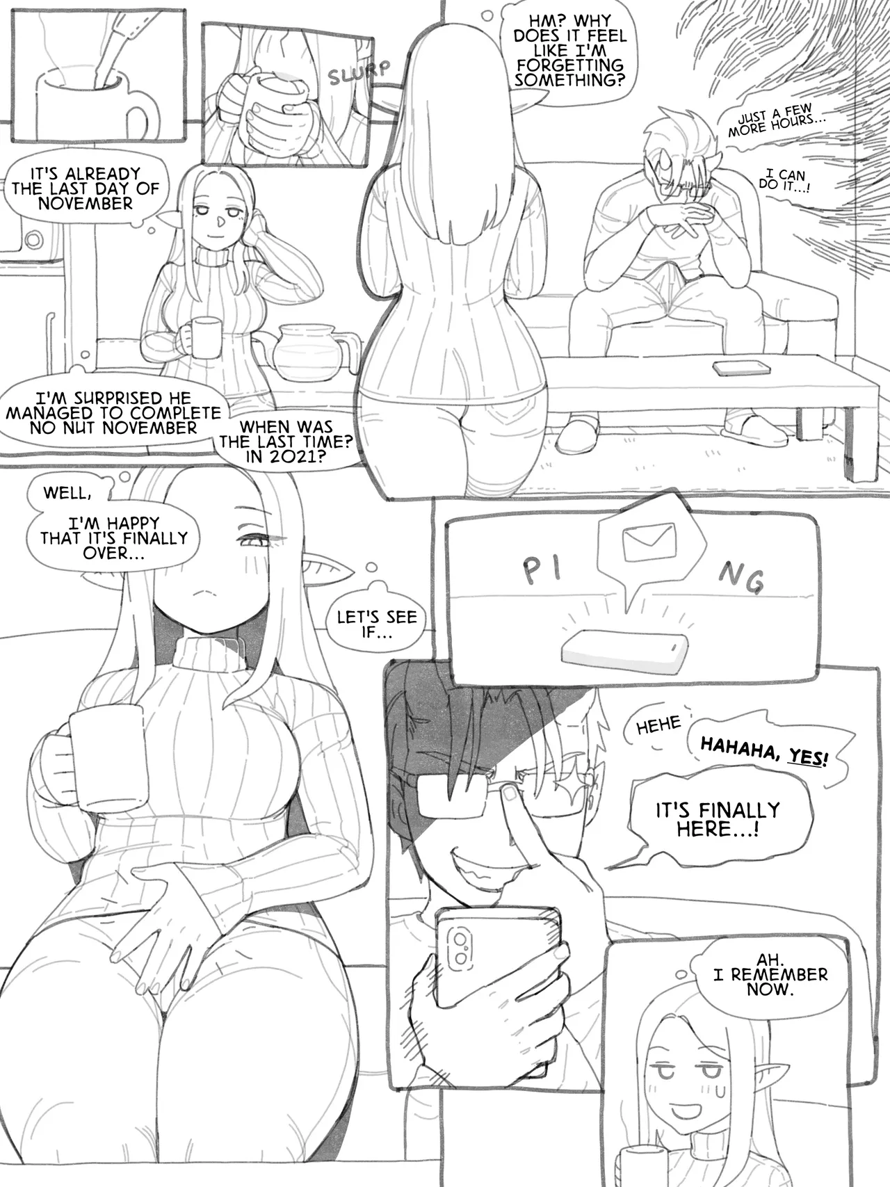 Kinkmas Calender 2023 page 1 full