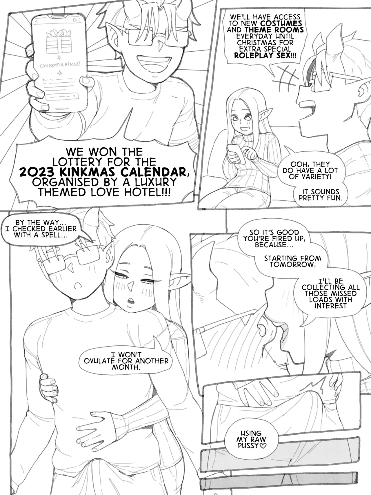 Kinkmas Calender 2023 page 2 full