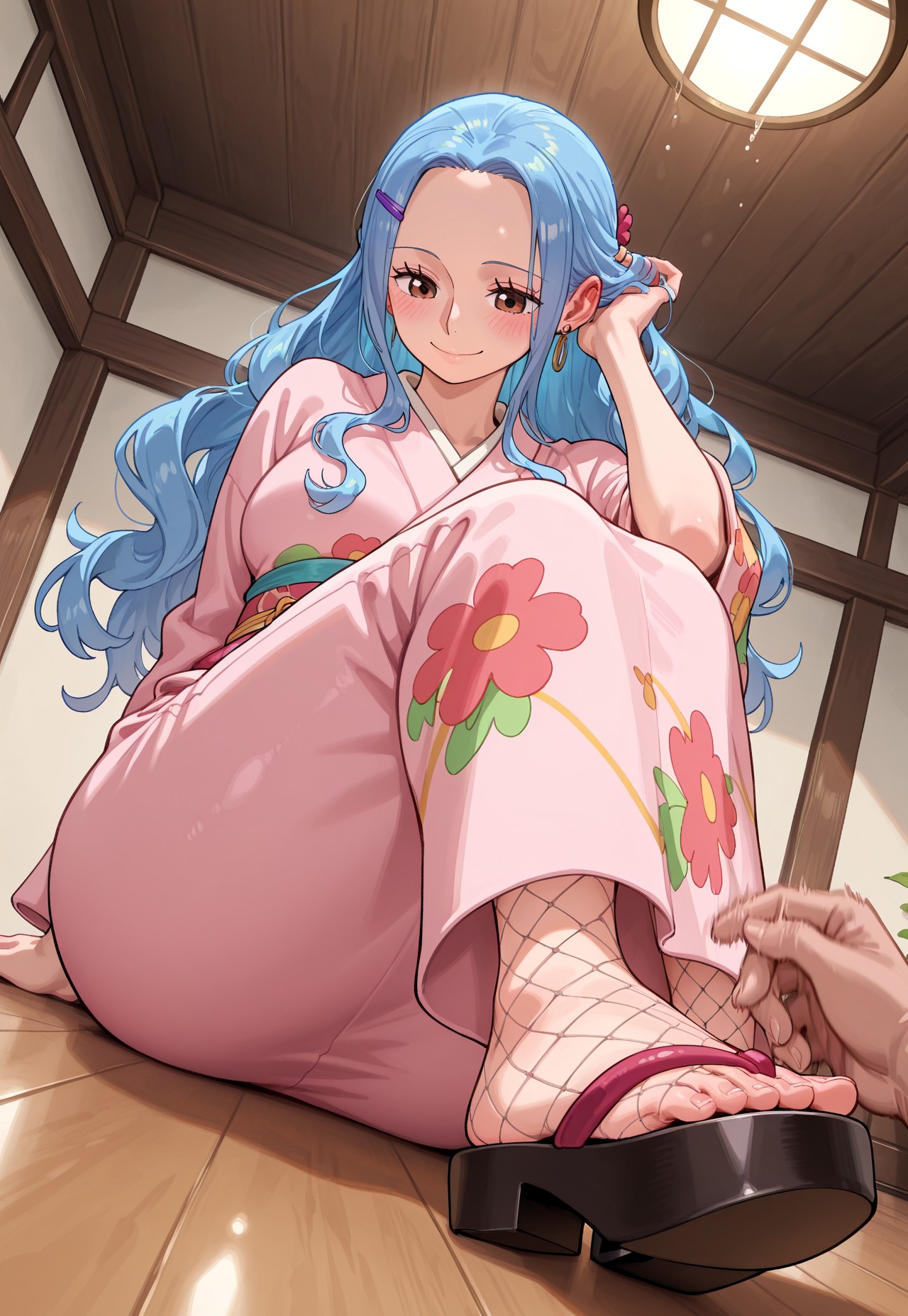 VIVI FLOOR POV – KIMONO FISHNET VIEW page 8 full
