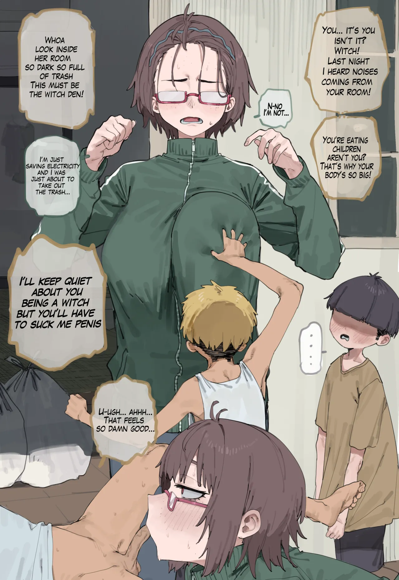 Nerd girl and Erogaki page 2 full