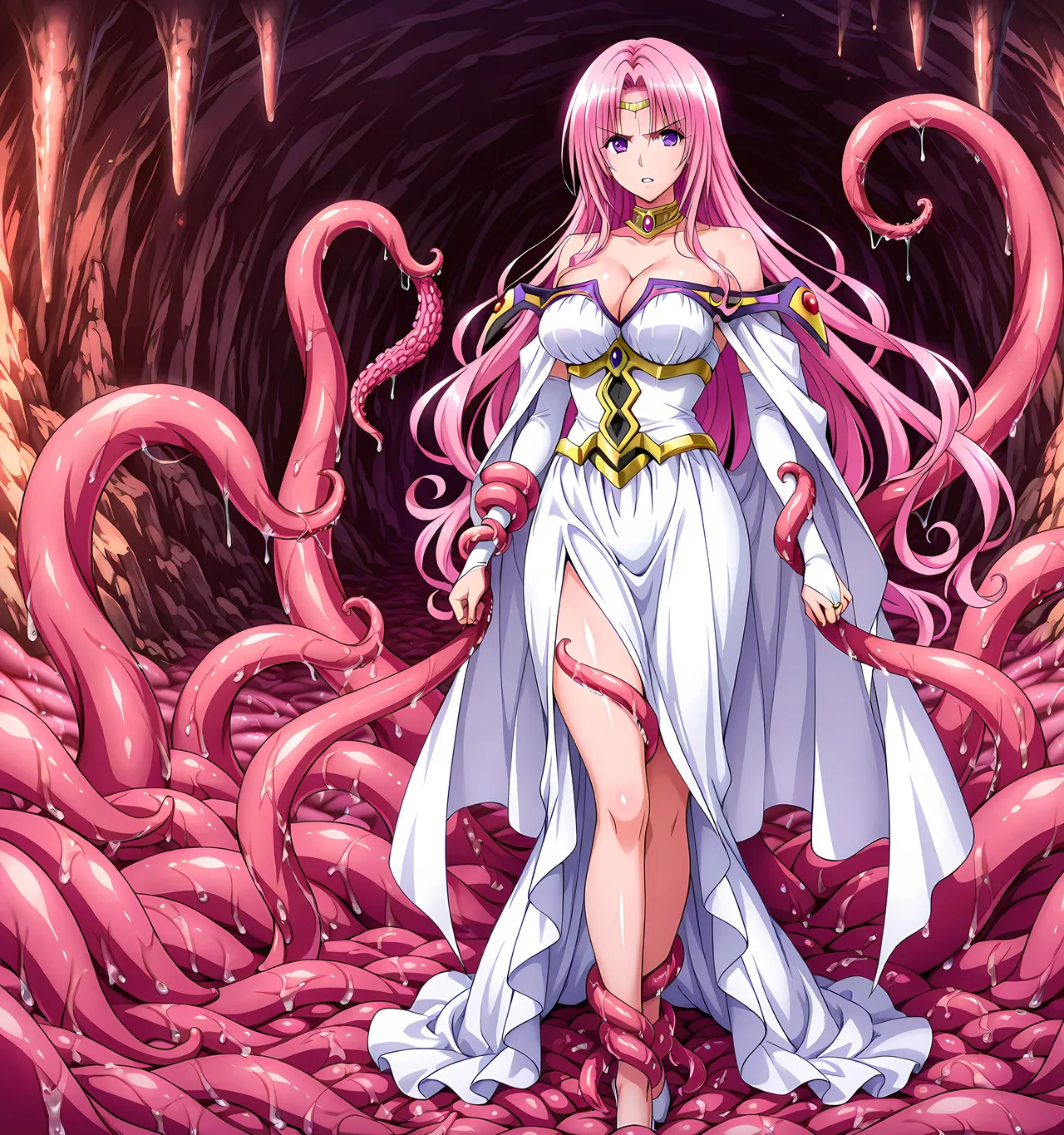 王妃洗脳丸呑み悪堕ち～淫魔化ドスケベ交尾～ page 5 full