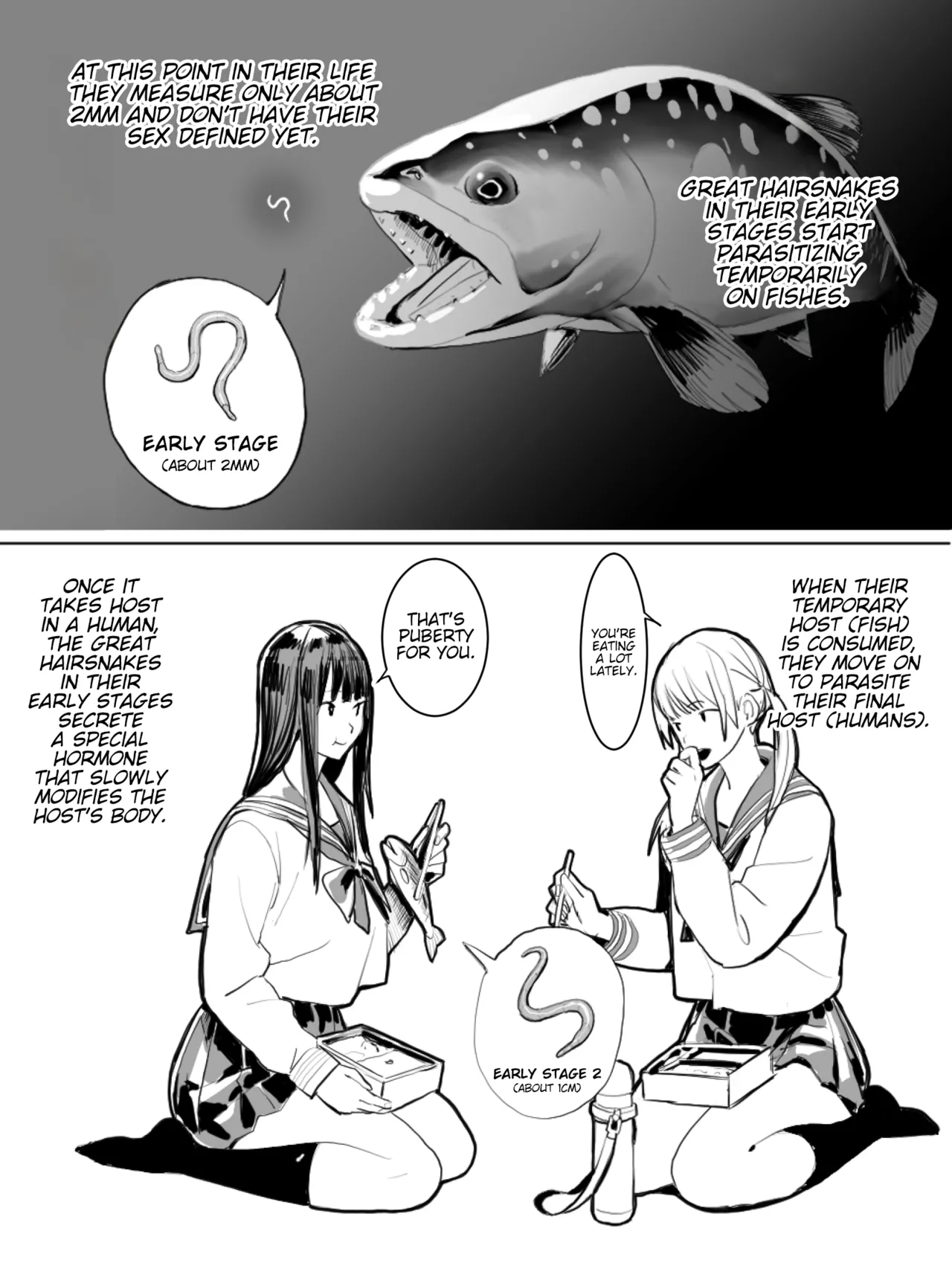 Oohariganemushi No Seitai | The Great Hairsnake page 2 full
