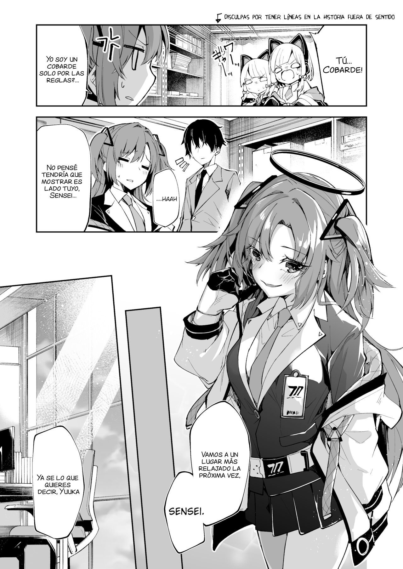 Yuuka-chan Mini Manga page 1 full