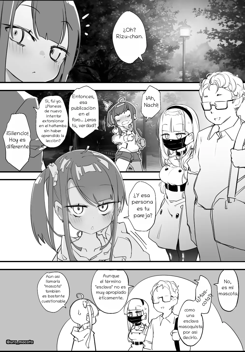 Chica yankee vs chica masoquista pervertida ~ Escolta forzada con exhibicionismo page 3 full