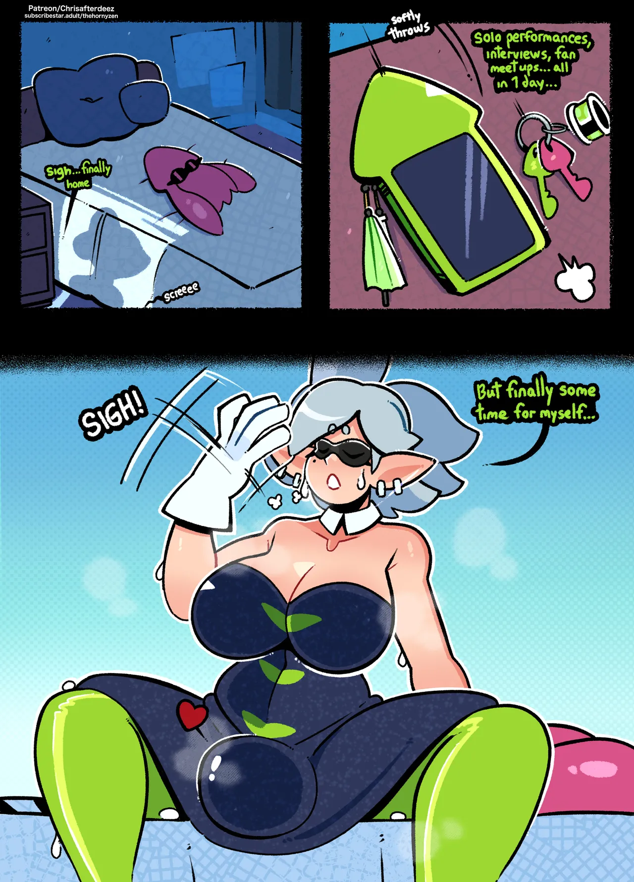 Marie's Time Off! page 1 full