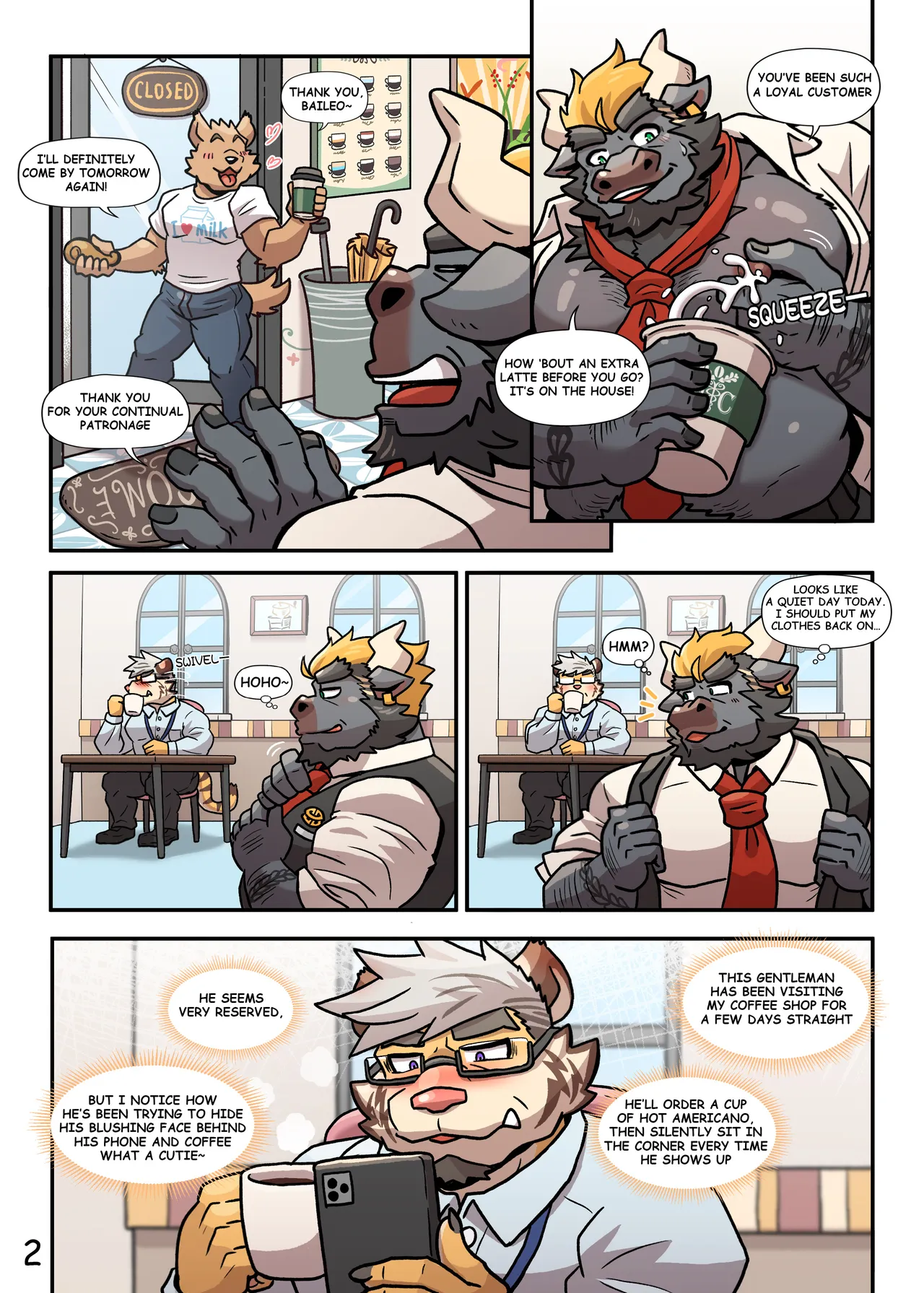 My Milky Daddies: Caffe Latte page 3 full