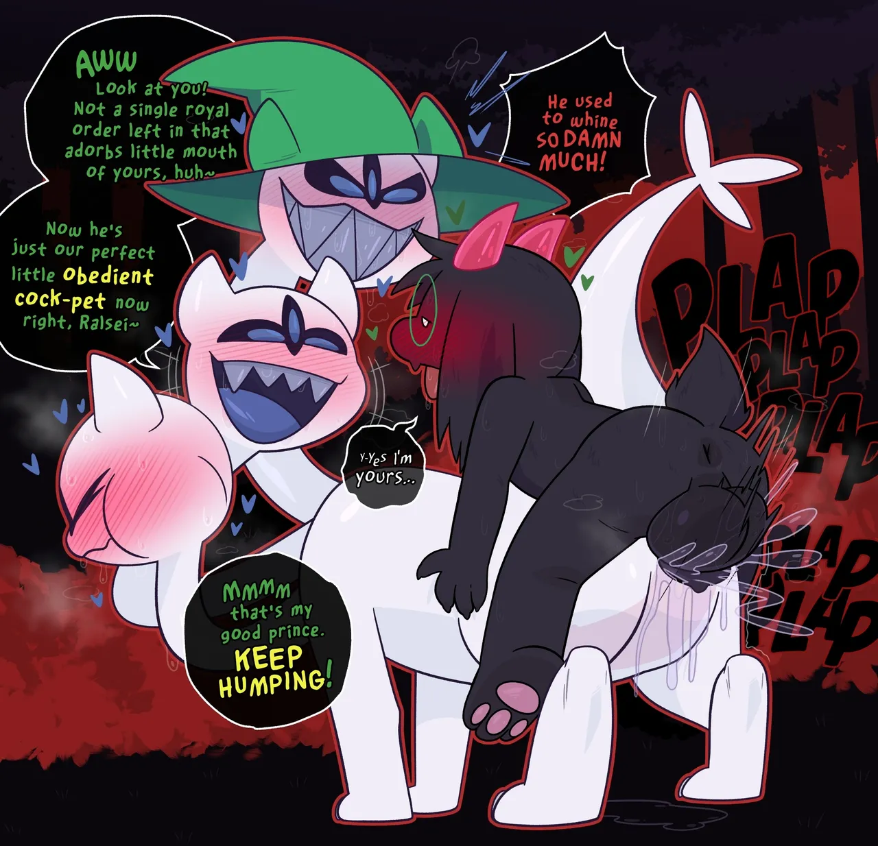 Ralsei x Clover page 7 full