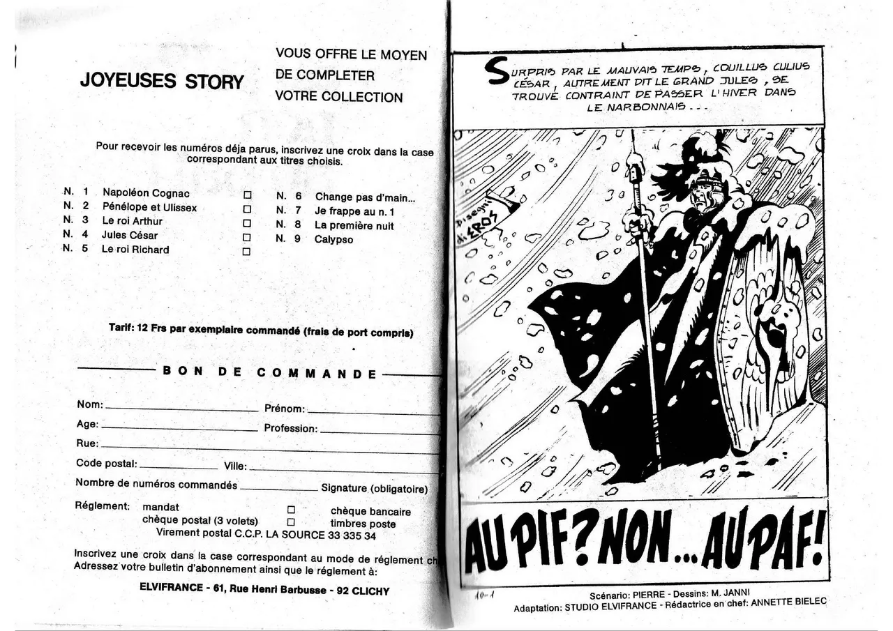 Joyeuses Story 10 - Au pif? Non... au paf! page 3 full